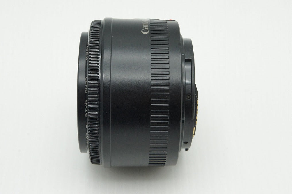良品 Canon キヤノン EF 50mm F1.8 II フルサイズ 単焦点レンズ フード アダプター付 260121ai