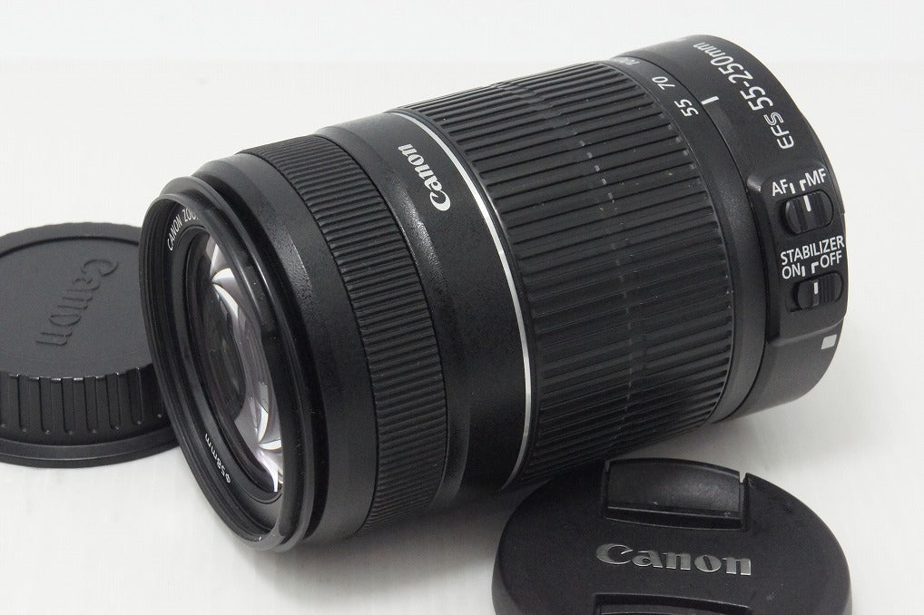 良品 Canon キヤノン EF-S 55-250mm F4-5.6 IS II APS-C ズームレンズ 260807w