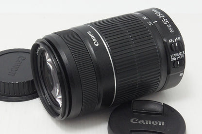 良品 Canon キヤノン EF-S 55-250mm F4-5.6 IS II APS-C ズームレンズ 260807w