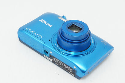 良品 Nikon ニコン COOLPIX S3600 コンパクトデジタルカメラ コバルトブルー 260428m
