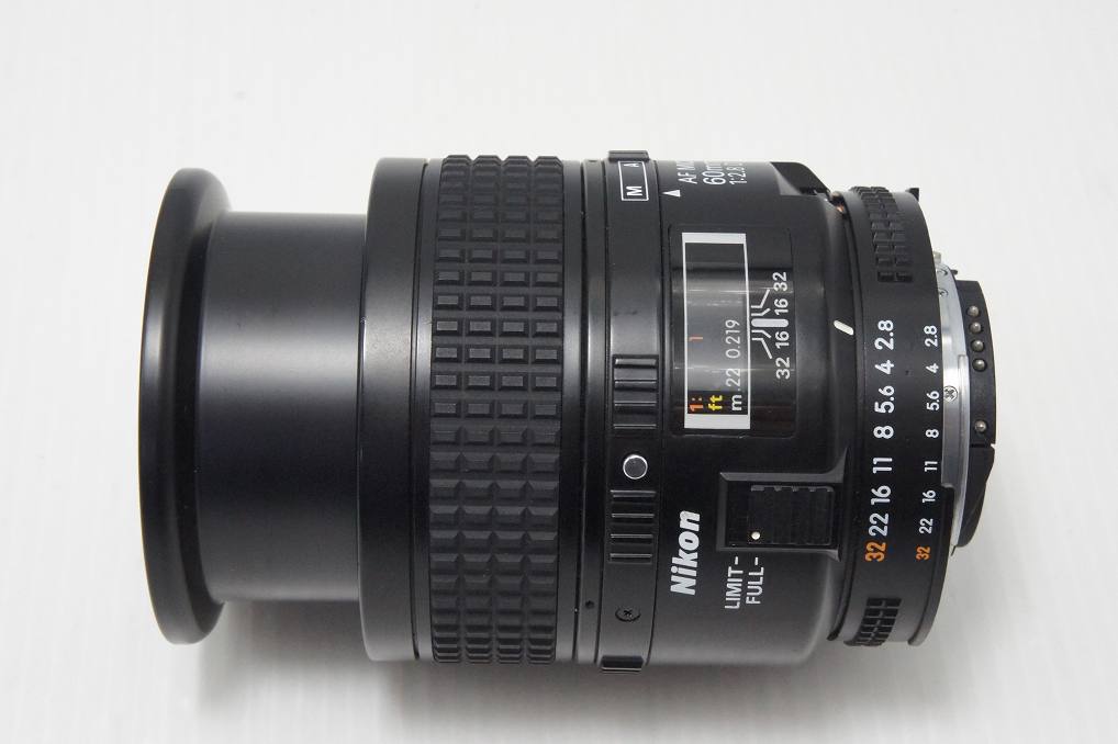 Nikon ニコン AF MICRO NIKKOR 60mm F2.8D Fマウント フルサイズ 単焦点レンズ 260807ao