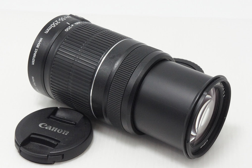 良品 Canon キヤノン EF-S 55-250mm F4-5.6 IS II APS-C ズームレンズ 260807w