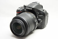 美品 Nikon ニコン D5200 ボディ + AF-S DX 18-55mm VR レンズキット デジタル一眼レフカメラ 240121s