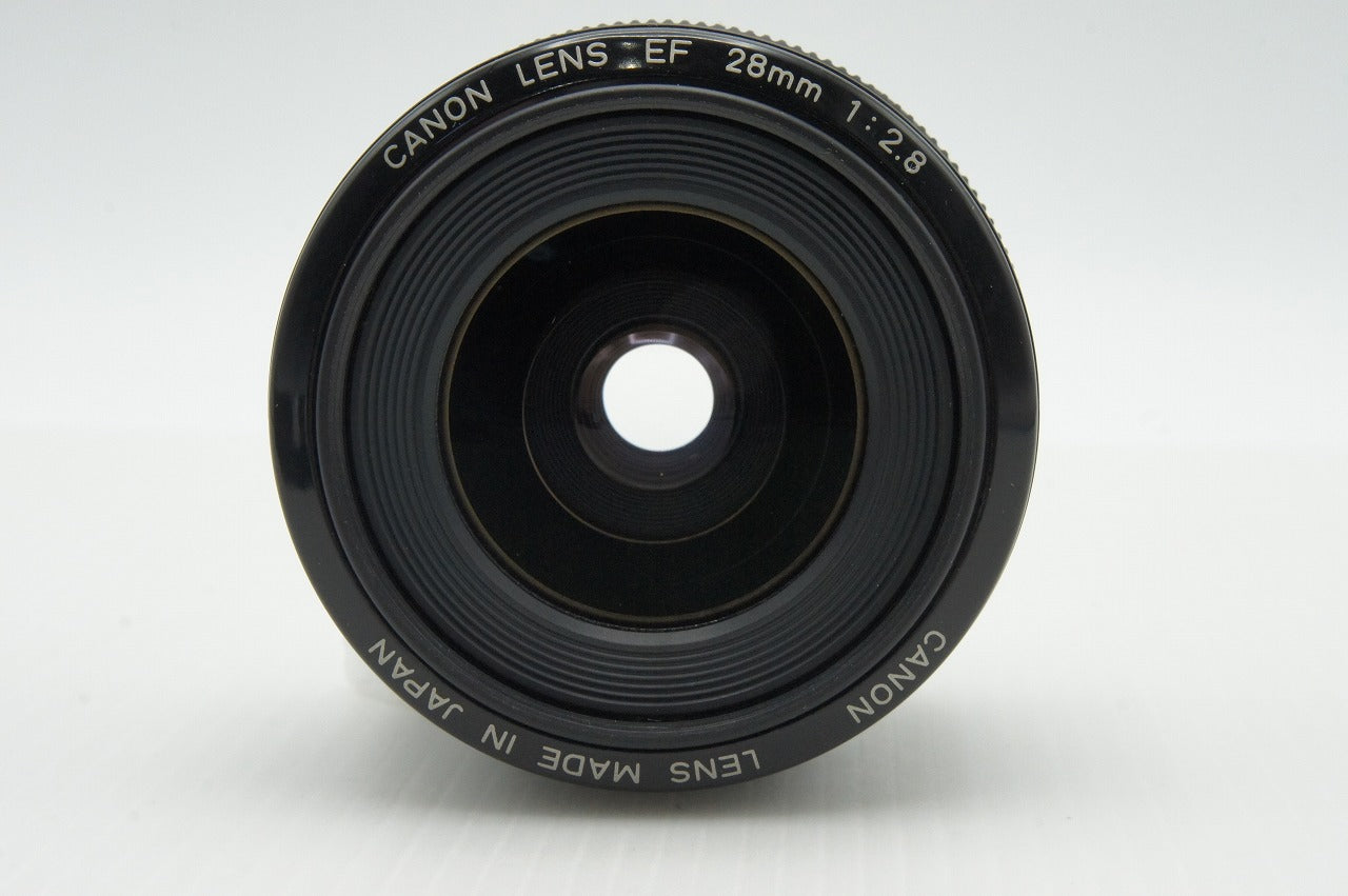 Canon キヤノン EF 28mm F2.8 単焦点レンズ フード付 260121aj