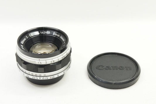 希少 整備済み Canon キヤノン 35mm F1.5 Lマウント L39 Leica Screw Mount 単焦点レンズ 250619a【アルプスカメラ】
