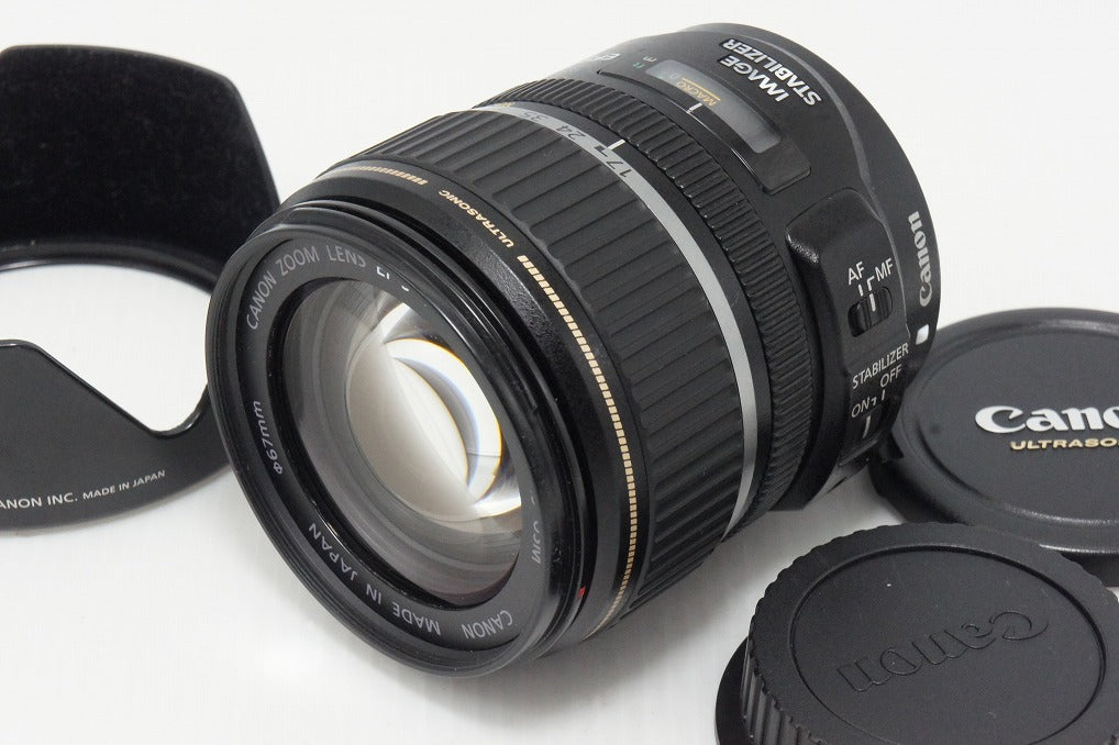 Damaged Canon EF-S 17-85mm F4-5.6 IS USM APS-C Zoom Lens with Hood 260502k
