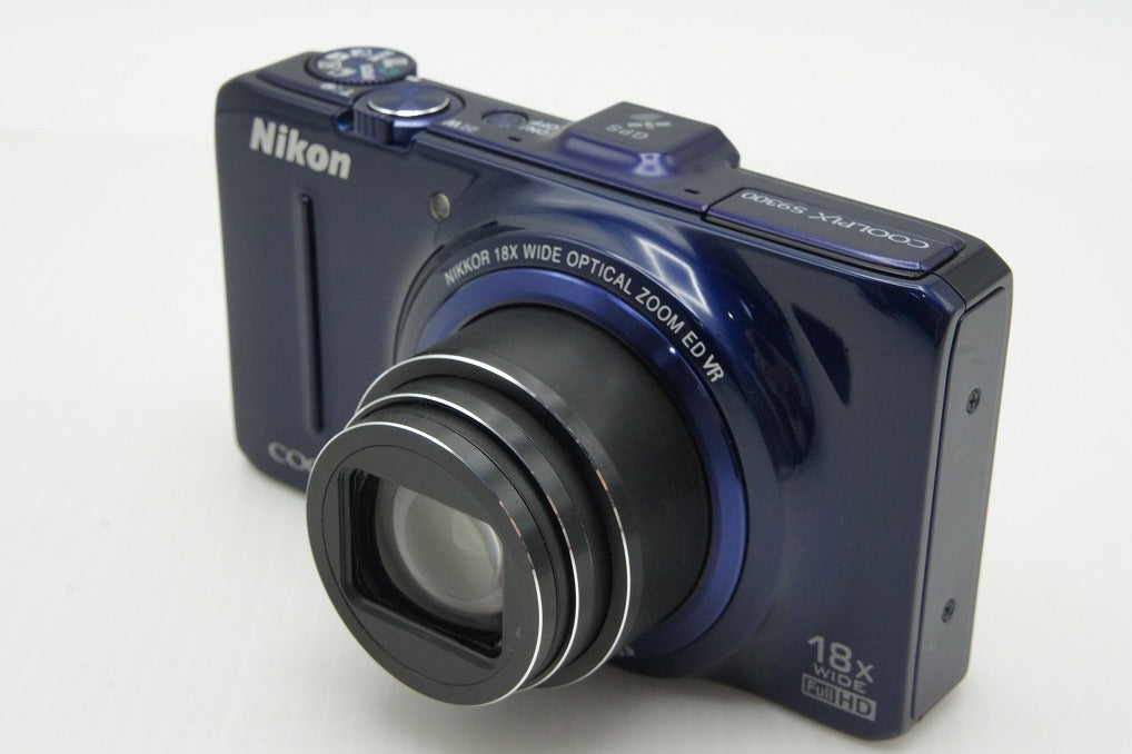 美品 Nikon ニコン COOLPIX S9300 コンパクトデジタルカメラ ネイビーブルー 260122d