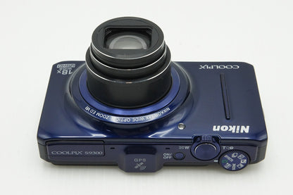 美品 Nikon ニコン COOLPIX S9300 コンパクトデジタルカメラ ネイビーブルー 260122d
