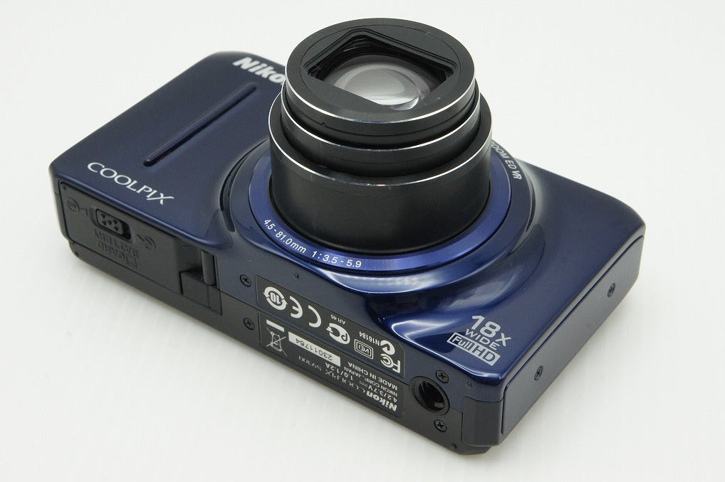 美品 Nikon ニコン COOLPIX S9300 コンパクトデジタルカメラ ネイビーブルー 260122d