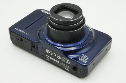 美品 Nikon ニコン COOLPIX S9300 コンパクトデジタルカメラ ネイビーブルー 260122d