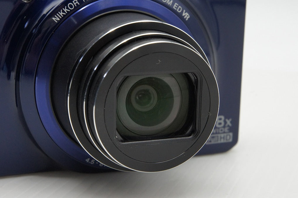 美品 Nikon ニコン COOLPIX S9300 コンパクトデジタルカメラ ネイビーブルー 260122d