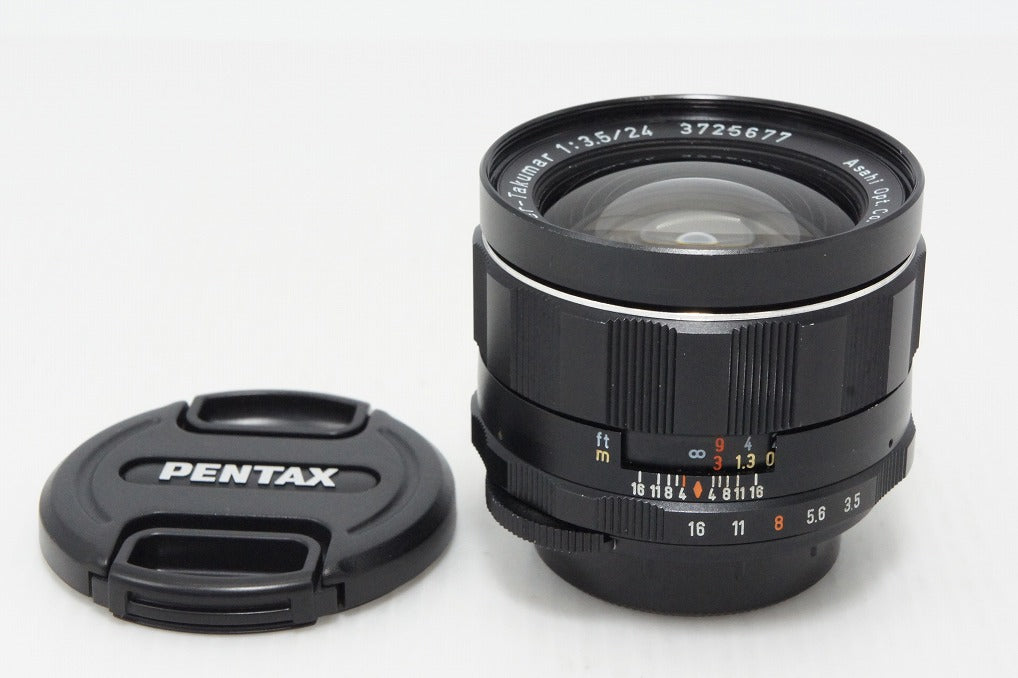 Good Condition ASAHI PENTAX Super Takumar 24mm F3.5 M42 Mount MF Prime Lens 260501u