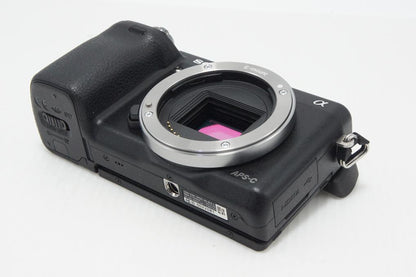 美品 SONY ソニー α NEX-6 ボディ ミラーレス一眼カメラ ブラック 260811q
