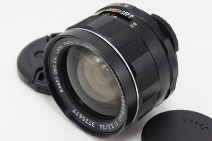 Good Condition ASAHI PENTAX Super Takumar 24mm F3.5 M42 Mount MF Prime Lens 260501u