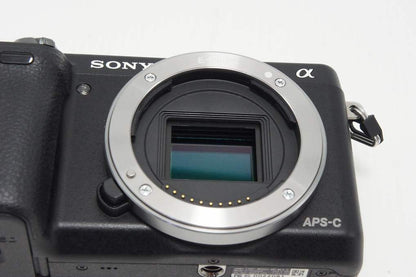 美品 SONY ソニー α NEX-6 ボディ ミラーレス一眼カメラ ブラック 260811q