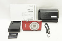 美品 Canon キヤノン IXY 200 コンパクトデジタルカメラ レッド ケース付 241023w