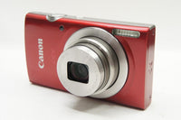 美品 Canon キヤノン IXY 200 コンパクトデジタルカメラ レッド ケース付 241023w