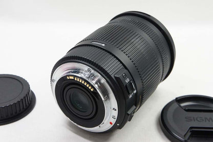 訳あり品 SIGMA 18-250mm F3.5-6.3 DC OS HSM Canon EFマウント APS-C ズームレンズ フード付 250510b