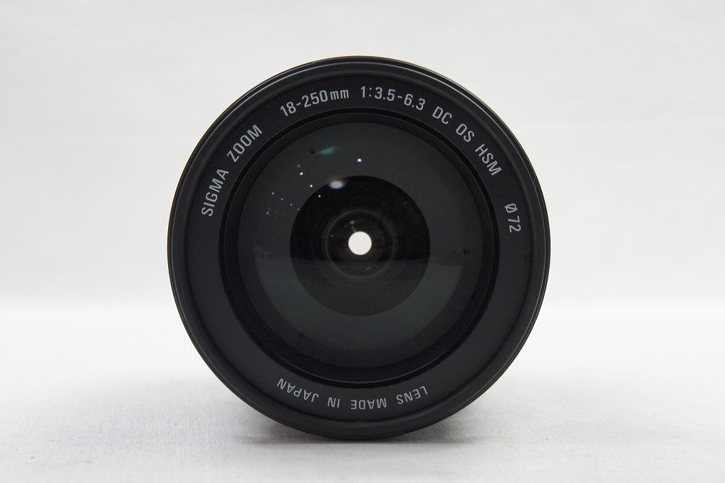 訳あり品 SIGMA 18-250mm F3.5-6.3 DC OS HSM Canon EFマウント APS-C ズームレンズ フード付 250510b
