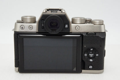 FUJIFILM フジフィルム X-T100 ボディ ミラーレス一眼カメラ シャンパンゴールド 260502ad