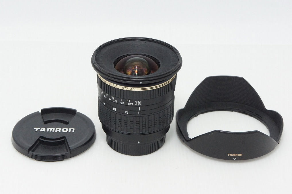 美品 TAMRON タムロン SP AF 11-18mm F4.5-5.6 Di II LD Aspherical IF A13 Nikon Fマウント APS-C フード付 260501n