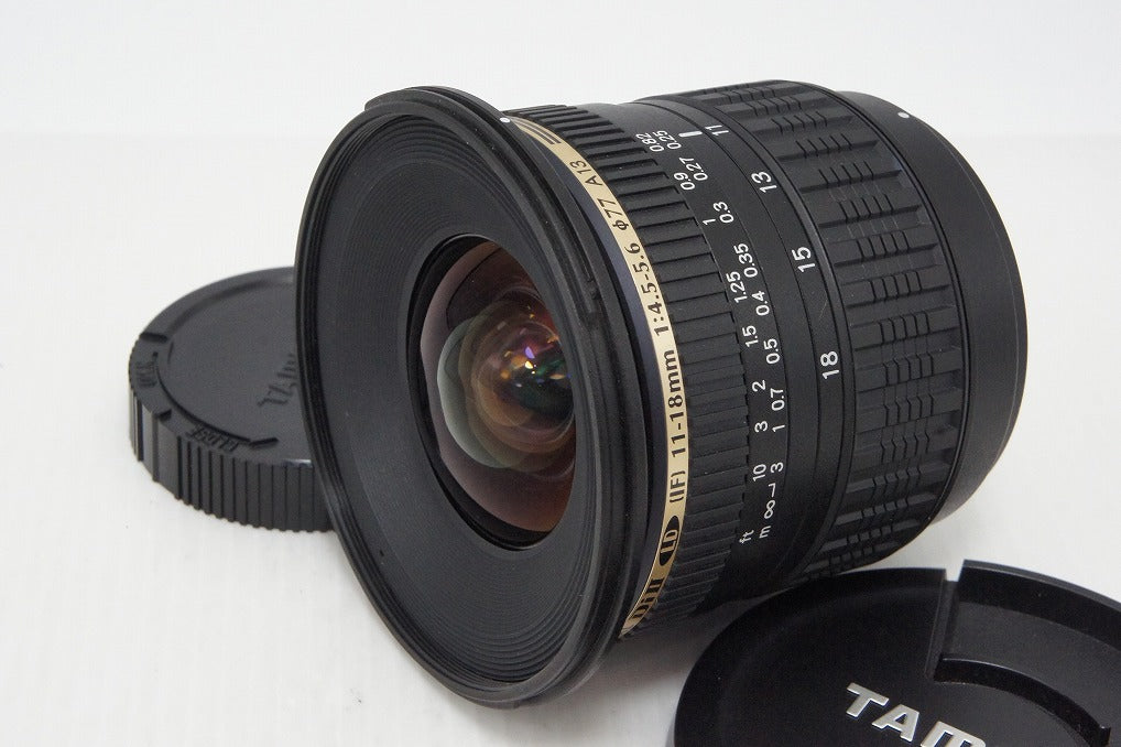 Excellent condition TAMRON SP AF 11-18mm F4.5-5.6 Di II LD Aspherical IF A13 Nikon F mount APS-C with hood 260501n