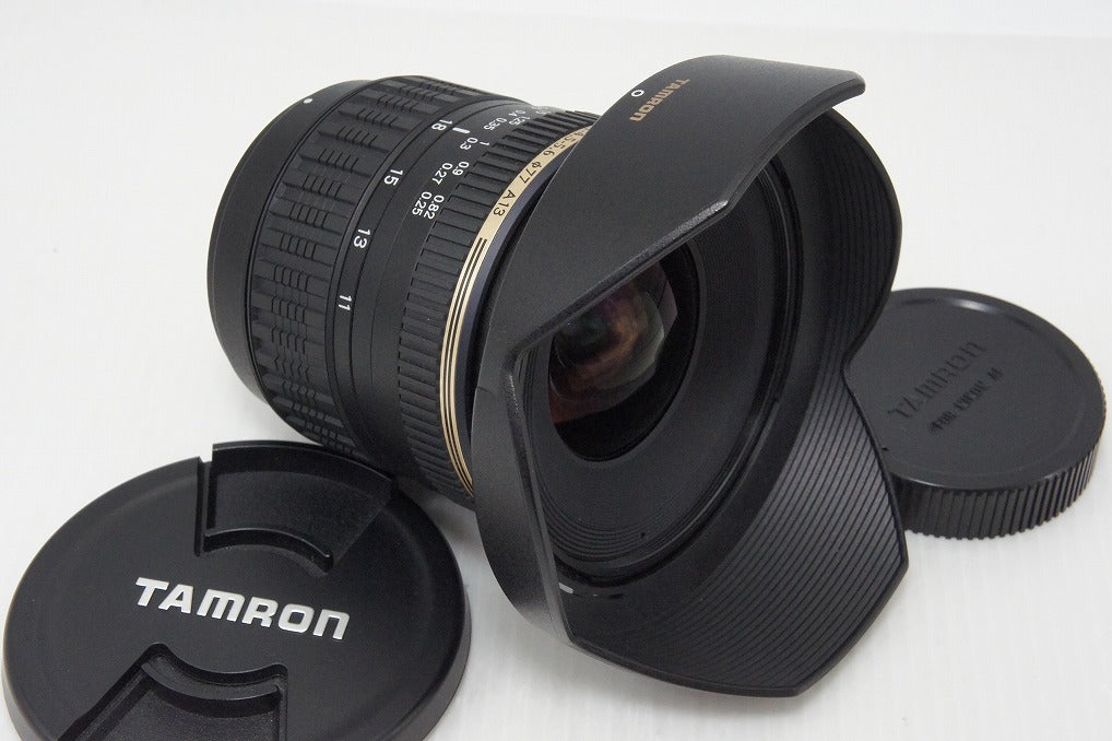 Excellent condition TAMRON SP AF 11-18mm F4.5-5.6 Di II LD Aspherical IF A13 Nikon F mount APS-C with hood 260501n