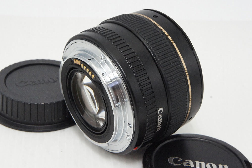 美品 Canon キヤノン EF 50mm F1.4 USM フルサイズ 単焦点レンズ フード付 260501o