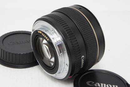 美品 Canon キヤノン EF 50mm F1.4 USM フルサイズ 単焦点レンズ フード付 260501o