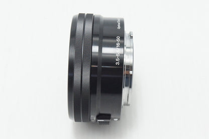 美品 SONY ソニー E PZ 16-50mm F3.5-5.6 OSS SELP1650 ブラック Eマウント APS-C ズームレンズ 260811r