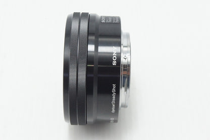 美品 SONY ソニー E PZ 16-50mm F3.5-5.6 OSS SELP1650 ブラック Eマウント APS-C ズームレンズ 260811r