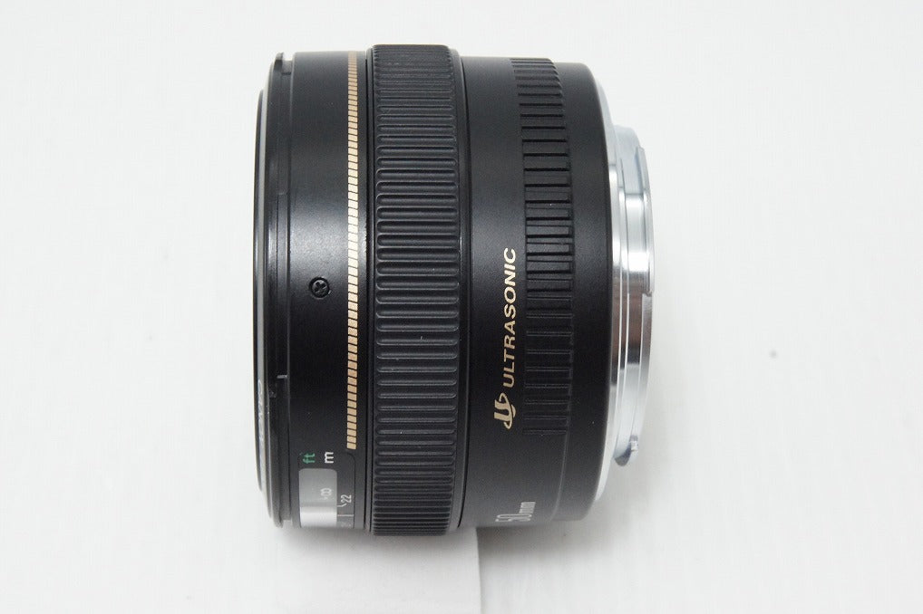 美品 Canon キヤノン EF 50mm F1.4 USM フルサイズ 単焦点レンズ フード付 260501o