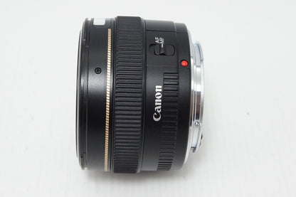 美品 Canon キヤノン EF 50mm F1.4 USM フルサイズ 単焦点レンズ フード付 260501o