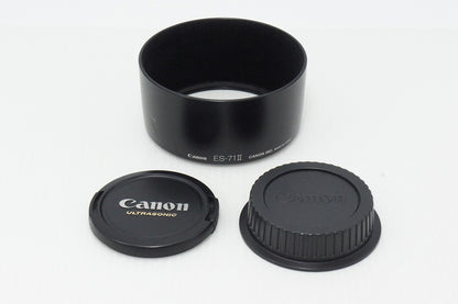 美品 Canon キヤノン EF 50mm F1.4 USM フルサイズ 単焦点レンズ フード付 260501o
