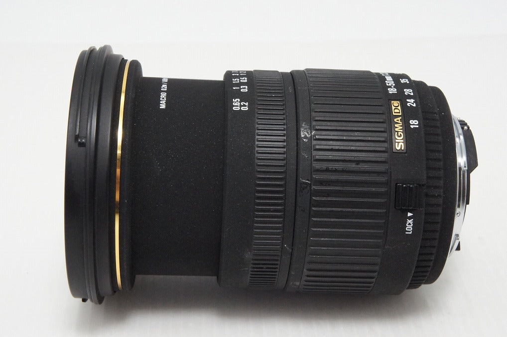Excellent Condition SIGMA 18-50mm F2.8 EX DC MACRO Nikon F-mount APS-C Zoom Lens with Hood 260501t