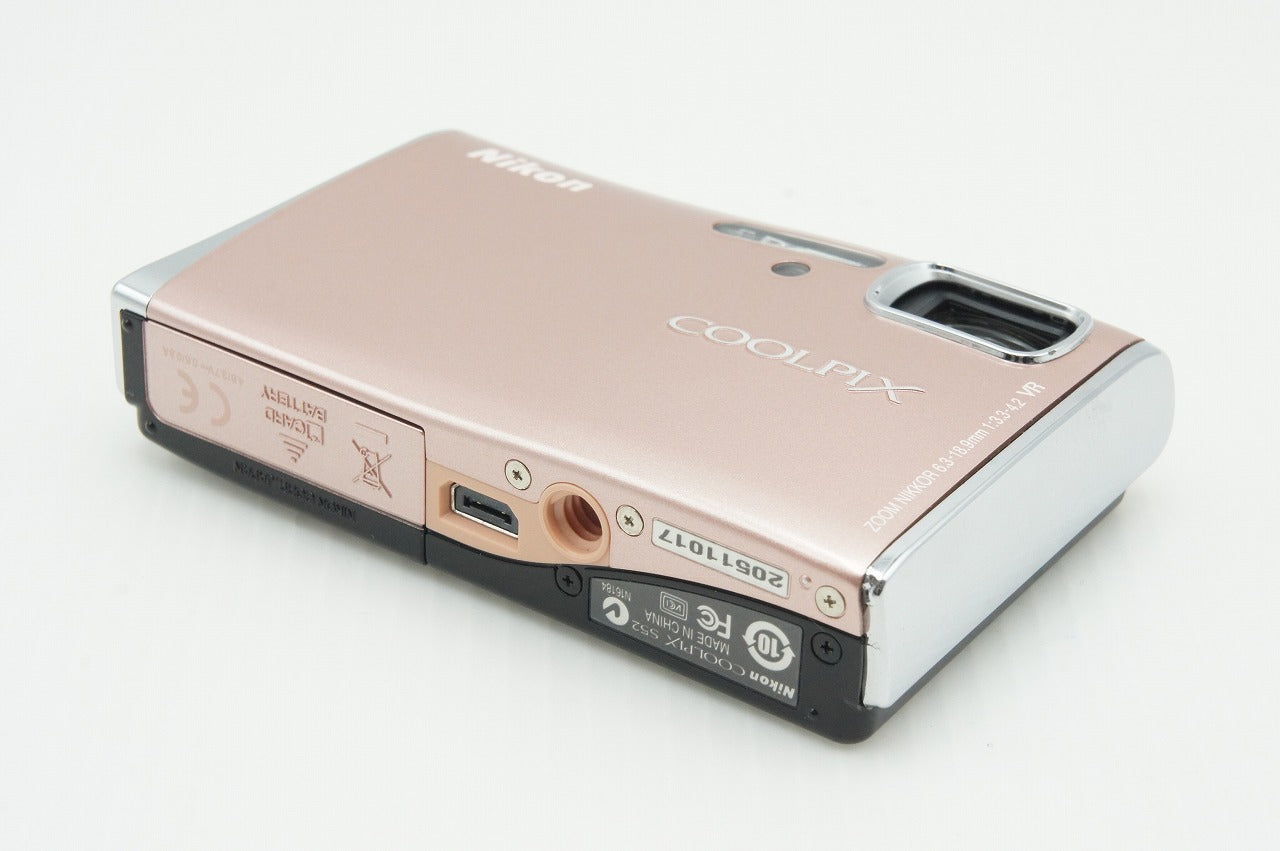 美品 Nikon ニコン COOLPIX S52 コンパクトデジタルカメラ コーラルピンク 元箱付 260123t