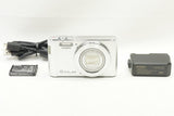 美品 CASIO カシオ EXILIM EX-ZS210 コンパクトデジタルカメラ シルバー 250721f