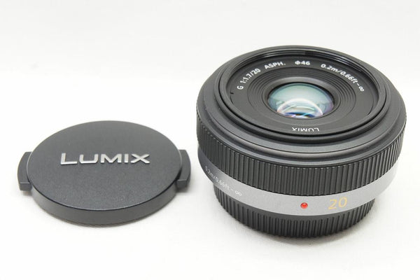 美品 Panasonic パナソニック LUMIX G 20mm F1.7 ASPH. H-H020 マイクロフォーサーズ 250213p