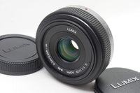 美品 Panasonic パナソニック LUMIX G 20mm F1.7 ASPH. H-H020 マイクロフォーサーズ 250213p