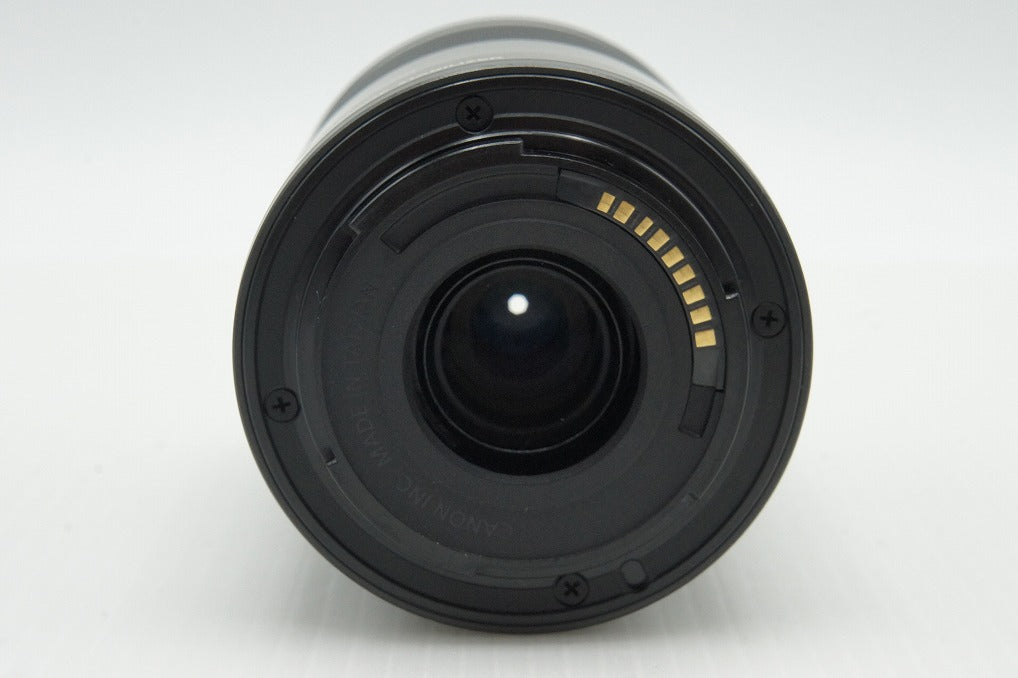 良品 Canon キヤノン EF-M 55-200mm F4.5-6.3 IS STM EF-Mマウント ズームレンズ ブラック フード付 260122k