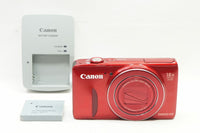 良品 Canon キヤノン PowerShot SX600 HS コンパクトデジタルカメラ レッド 250213b