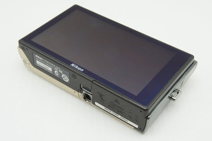 良品 Nikon ニコン COOLPIX S60 コンパクトデジタルカメラ リッチゴールド 元箱付 260123u