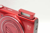 良品 Canon キヤノン PowerShot SX600 HS コンパクトデジタルカメラ レッド 250213b