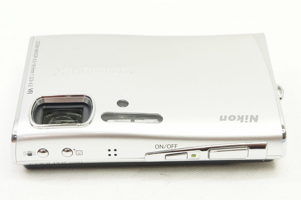 Nikon ニコン COOLPIX S50 コンパクトデジタルカメラ グロスシルバー 元箱付 250721a