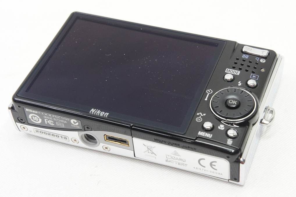 Nikon ニコン COOLPIX S50 コンパクトデジタルカメラ グロスシルバー 元箱付 250721a