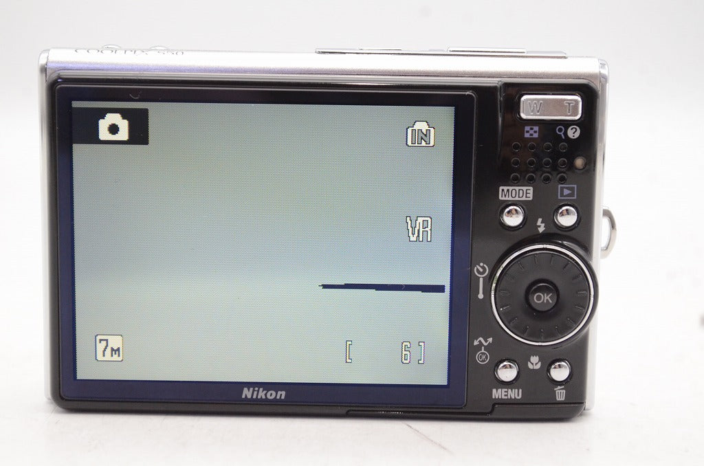 Nikon ニコン COOLPIX S50 コンパクトデジタルカメラ グロスシルバー 元箱付 250721a