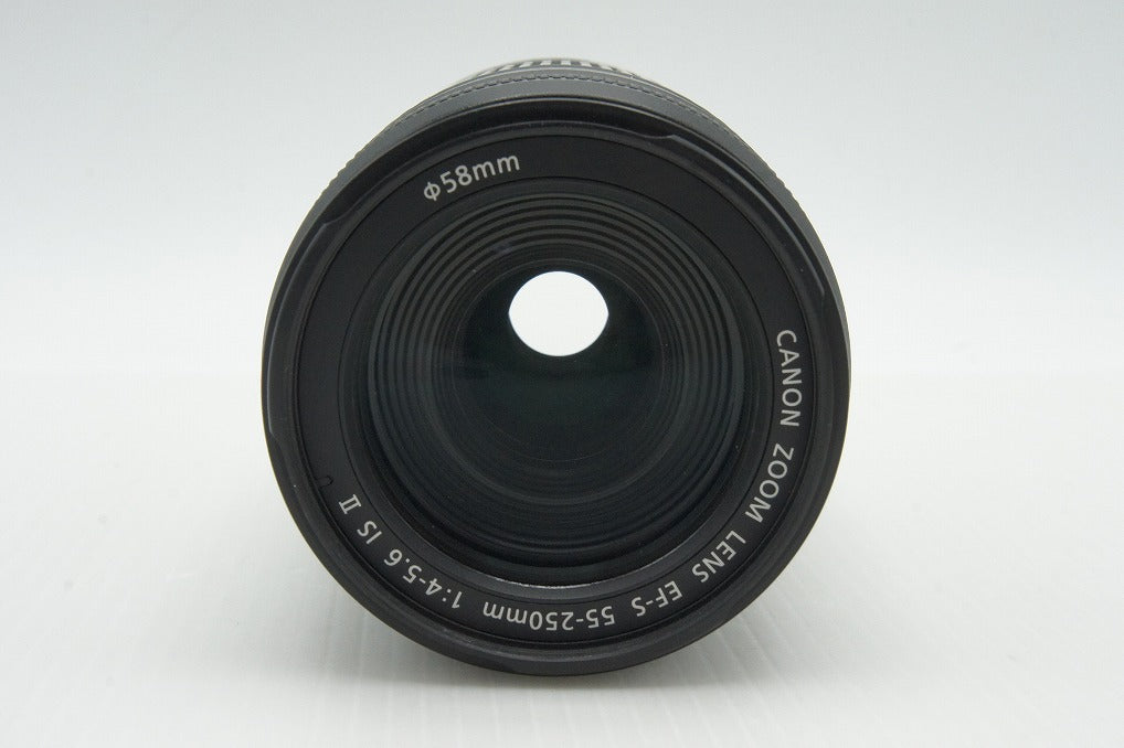 良品 Canon キヤノン EF-S 55-250mm F4-5.6 IS II APS-C ズームレンズ 260122l