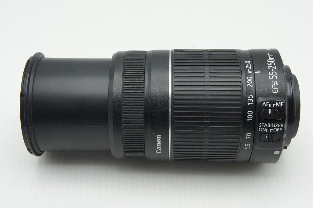 良品 Canon キヤノン EF-S 55-250mm F4-5.6 IS II APS-C ズームレンズ 260122l