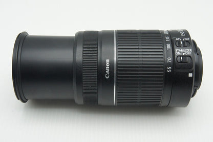 良品 Canon キヤノン EF-S 55-250mm F4-5.6 IS II APS-C ズームレンズ 260122l