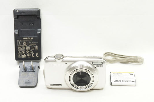 良品 FUJIFILM フジフィルム FinePix JX400 コンパクトデジタルカメラ シルバー 250512d